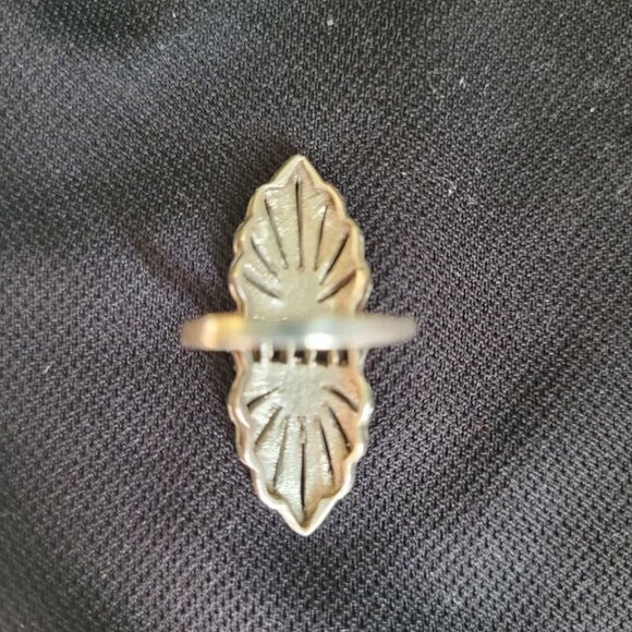 925 Sterling Silver Vintage/Antique (?) Amethyst & Marcasite Art Deco Style Ring - Picture 2 of 5